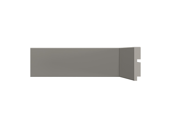 Santa Luzia Pop Decor Rodape 451 cinza titanium com 70 mm de altura