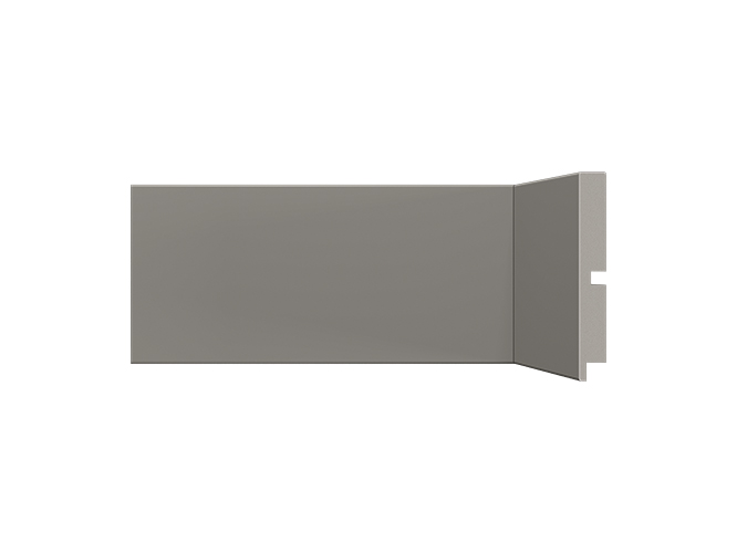 Santa Luzia Pop Decor Rodape 454 cinza titanium com 100 mm de altura