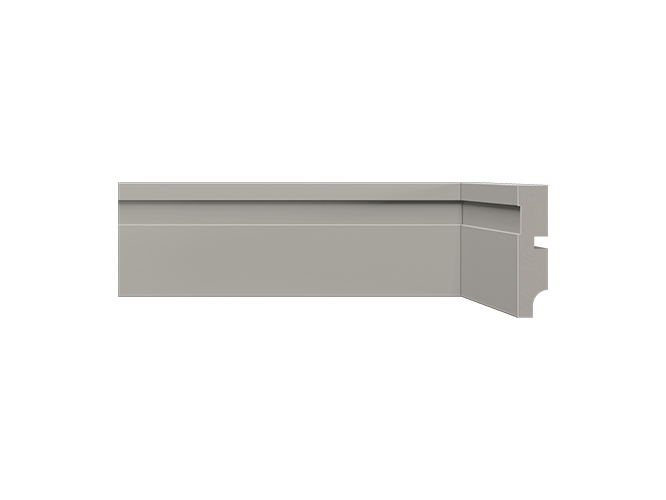 Santa Luzia Pop Decor Rodape 456 cinza glacial com 70 mm de altura