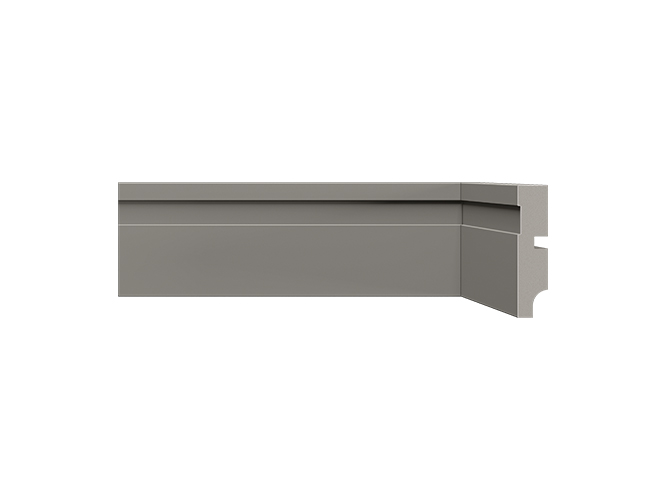 Santa Luzia Pop Decor Rodape 456 cinza titanium com 70 mm de altura