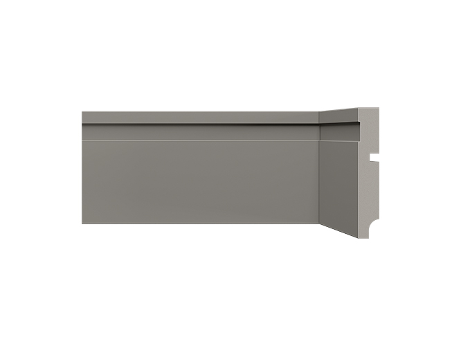 Santa Luzia Pop Decor Rodape 457 cinza titanium com 100 mm de altura
