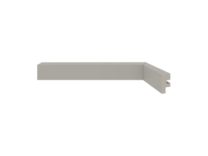 Santa Luzia Pop Decor Rodape 466 cinza glacial com 30 mm de altura