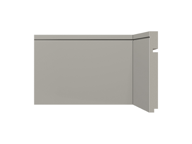 Santa Luzia Pop Decor Rodape 518 cinza glacial com 150 mm de altura