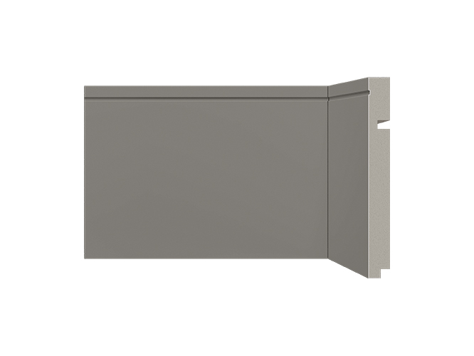 Santa Luzia Pop Decor Rodape 518 cinza titanium com 150 mm de altura